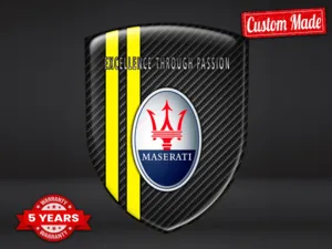 Maserati Luna Trasera Pegatinas Auto Limitadas Alta Calidad Durables